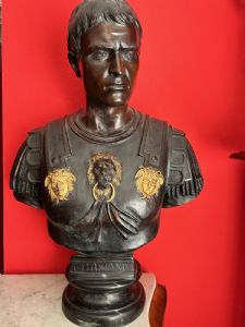 Grande Busto dell Imperatore Romano "OTTAVIANO"
